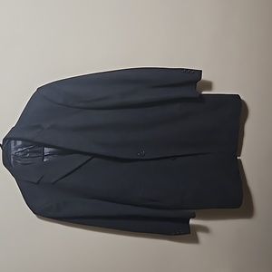 Charcoal grey Milano Oro men's overcoat.